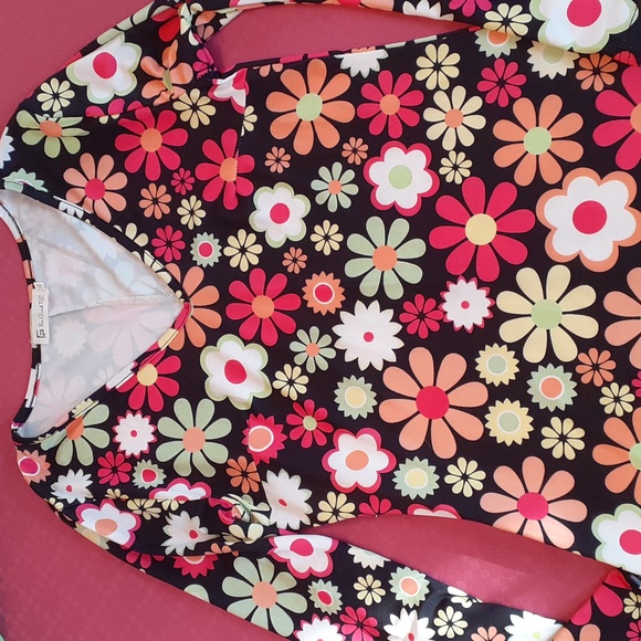 For G and PL retro print mini dress NWOT retro vintage - Picture 3 of 11